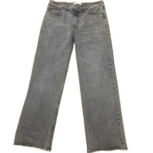 Abercrombie Fitch The 90s Relaxed Jean Charcoal Wash Denim Pants‎ Size 32/14